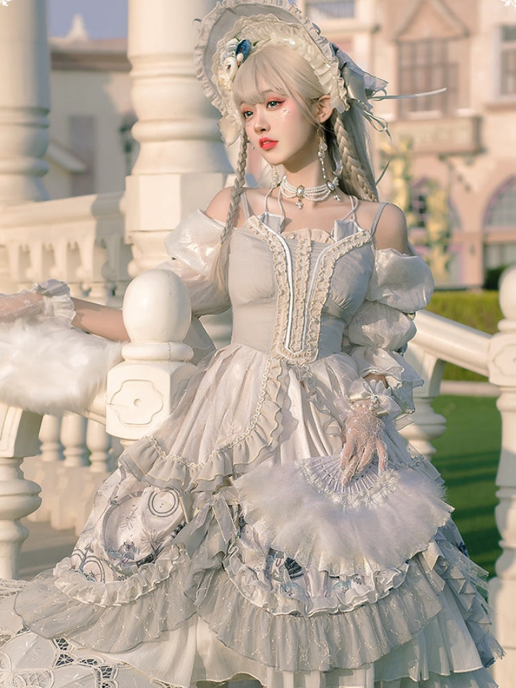 Retro Palace Style Wedding Lolita Dress CHE0004