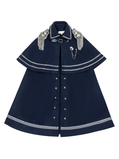 Navy Lolita Cape Mini Dress SPR0013