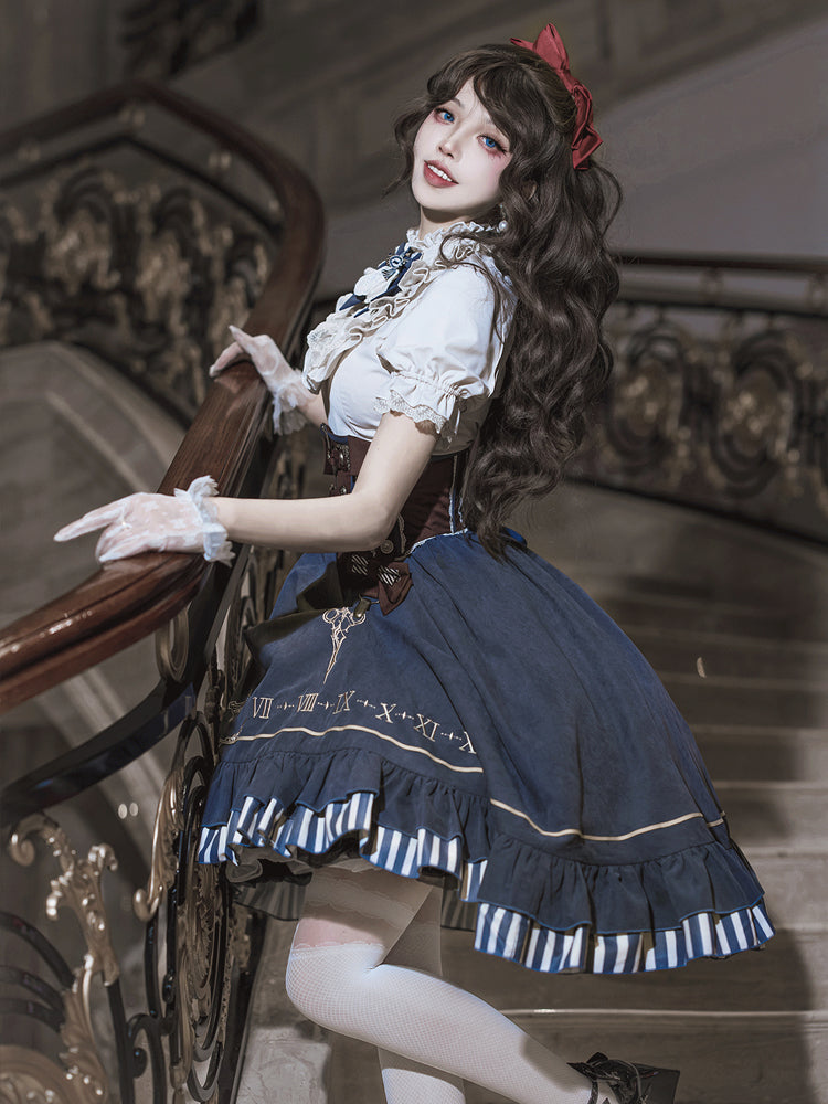 British College Style Lolita Dress YOU0039