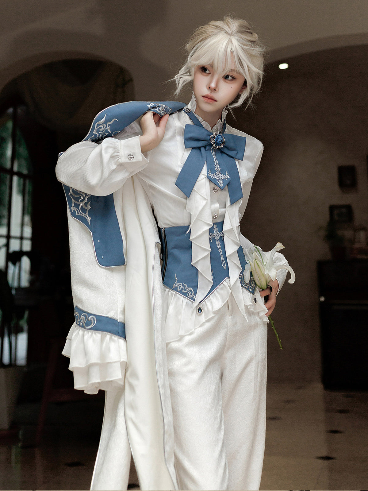 British Court Prince Tailcoat And Pants Set YOU0258