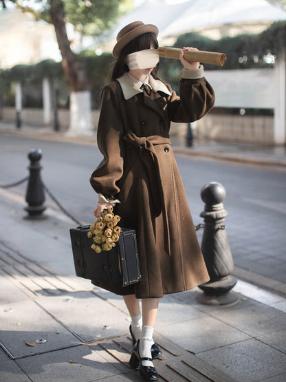 Classical Hepburn Coat and Dress HUT0017