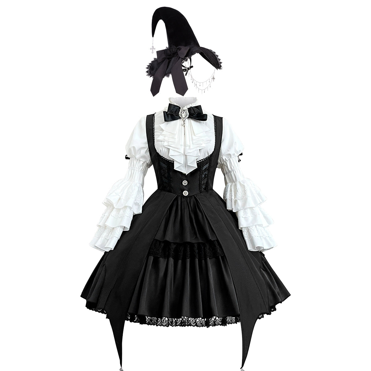 Witch-Style Lolita Goth Girl Dress YOU0202