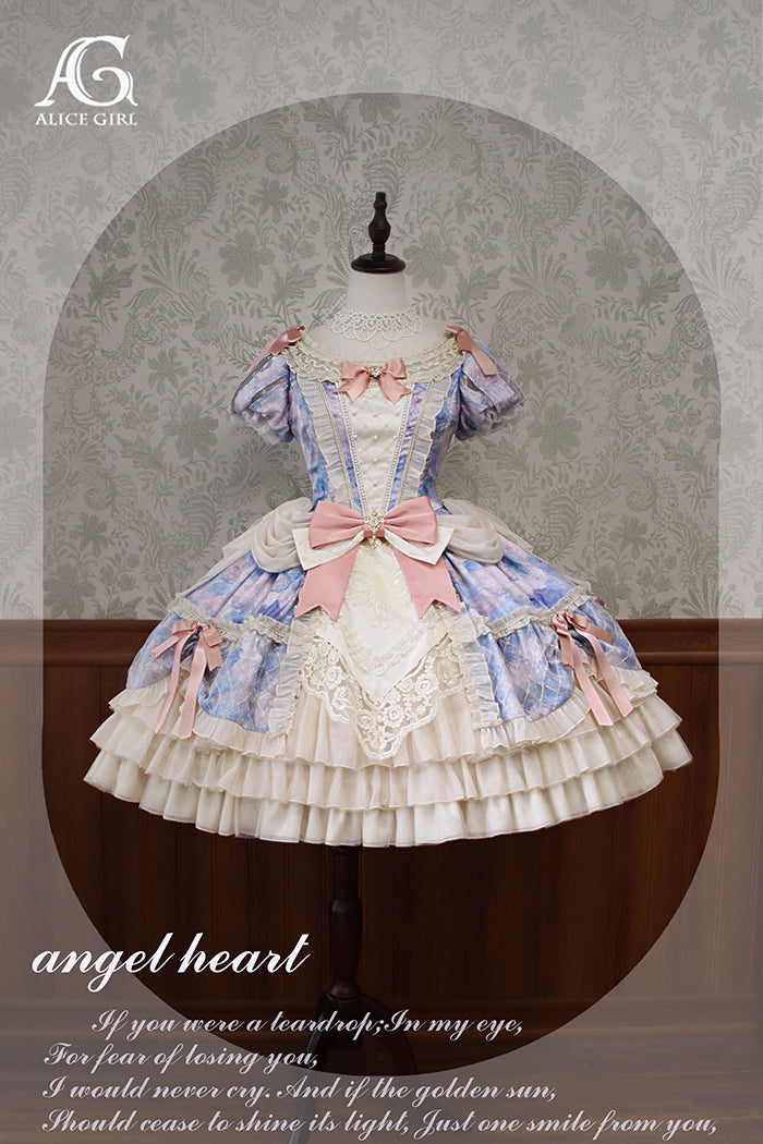 【11月20日予約締切】Lolita Angel Core Stargazing Oil Painting Dress ALI0010