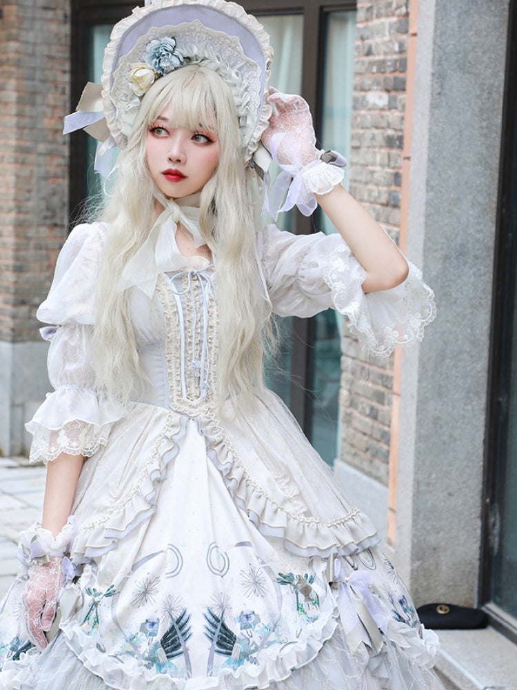 Retro Palace Style Wedding Lolita Dress CHE0004