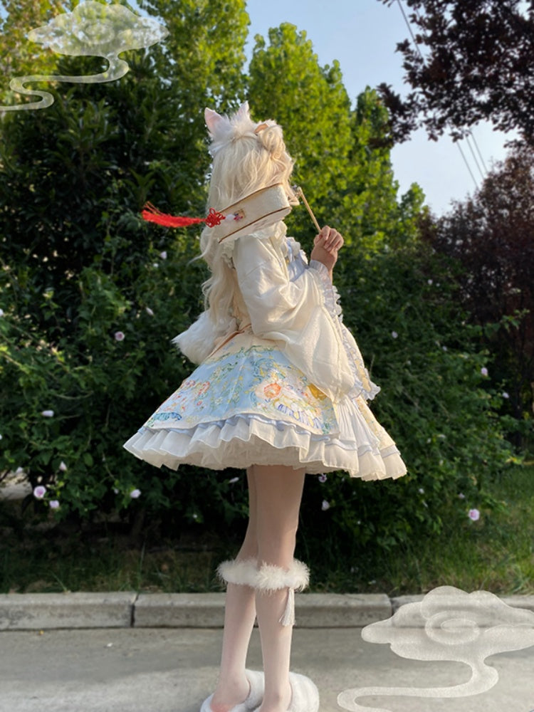 Rabbit Style Light Blue Lolita Dress CHE0002