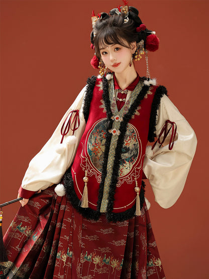 Chinese New Year Brocade Three-Piece Set YOU0284