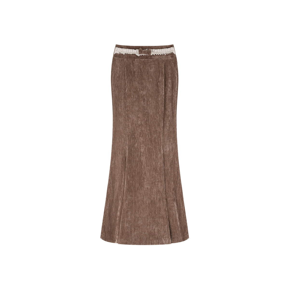 Off Shoulder Ruffle Blouse Corduroy Maxi Skirt SER0162