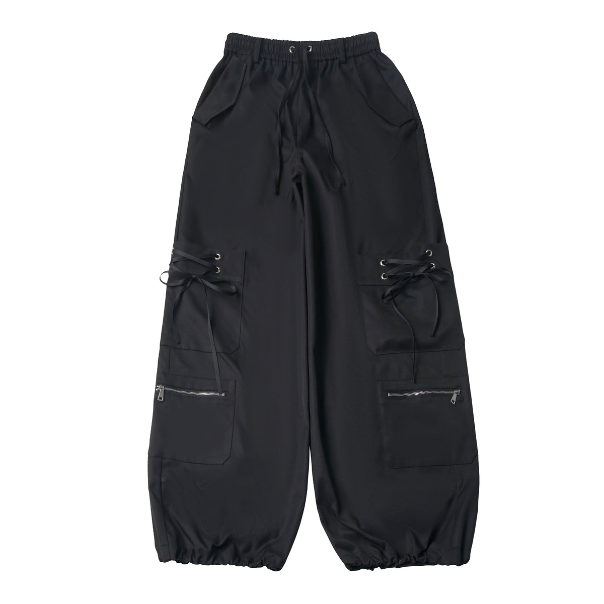 Multi Pocket Wide Leg Cargo Pants PIN0062