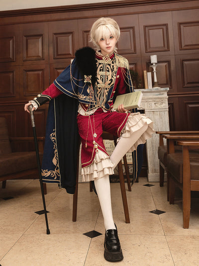 Royal Military Prince Cape Jacket And Trousers Set YOU0310