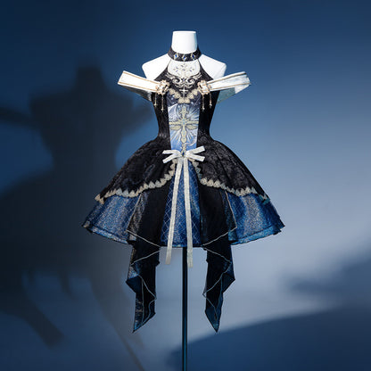 Dark Gothic Medieval Palace JSK Dress YOU0294