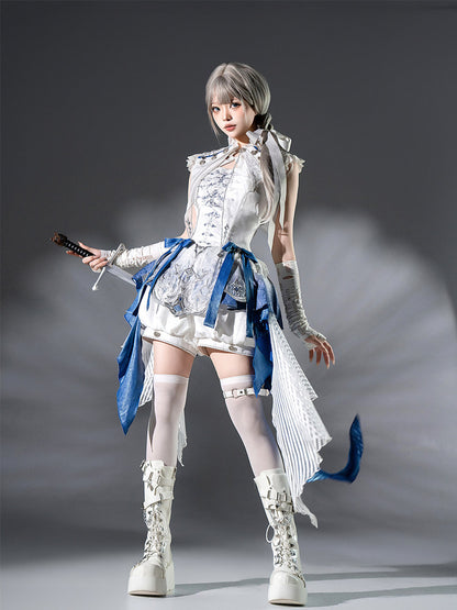 Gothic Lolita Lace Dress With Shawl Set YOU0289