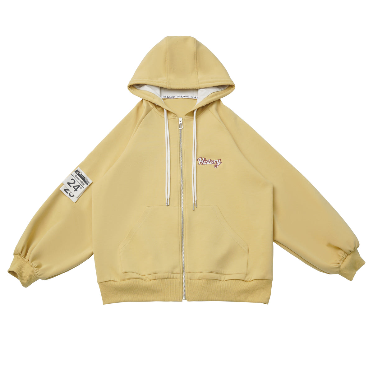 Oversized Zip Hoodie Sweatpants Set PIN0036