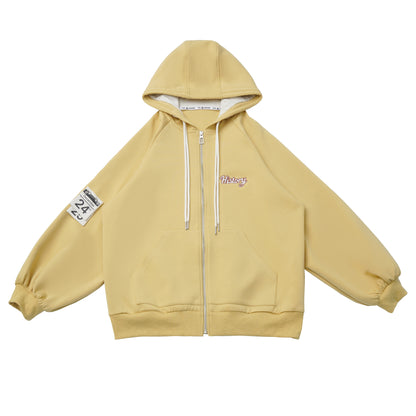 Oversized Zip Hoodie Sweatpants Set PIN0036
