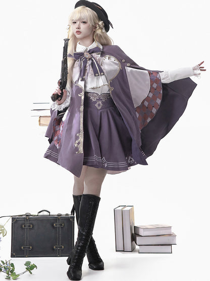 Carnival Lolita Cape Blouse And Skirt Set YOU0255