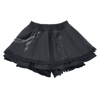Gothic Cross Motif Shirt Skirt Set PIN0064