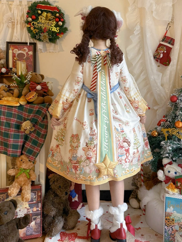 Christmas style Star Collar Lolita Dress CHE0031