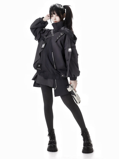 Hooded Tactical Workwear Two-Piece Set PIN0063