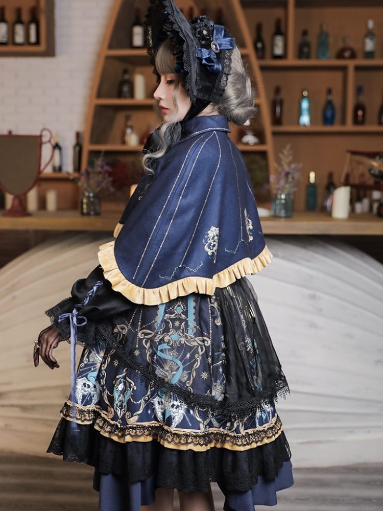 Dark Blue Lolita Dress CHE0003