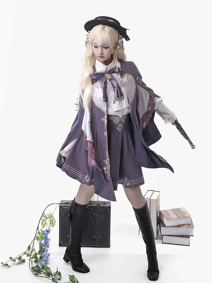 Carnival Lolita Cape Blouse And Skirt Set YOU0255