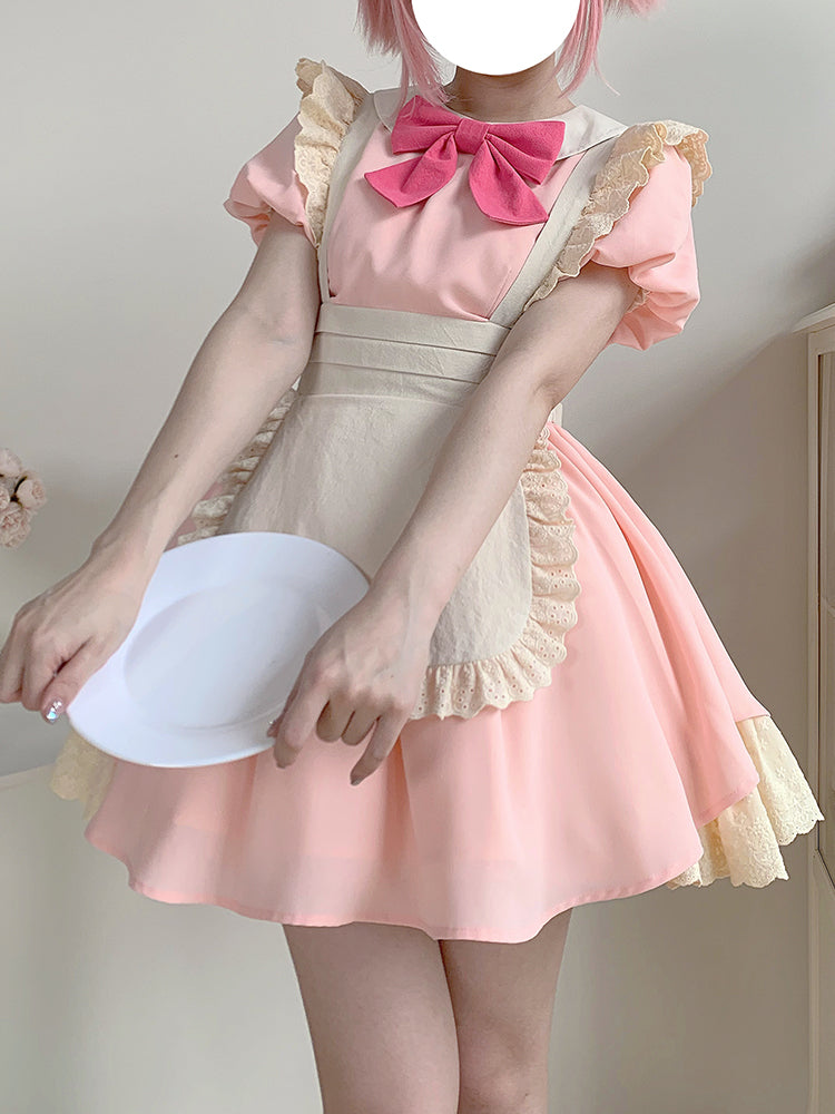 Multicolor Maid Dress WIT0223