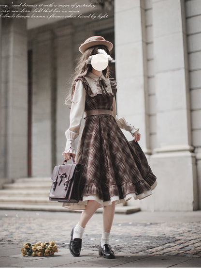 Retro Brown Westin Lolita Dress HUT0041