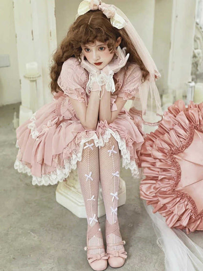 Butterfly Ribbon Frill Sweet Lolita Dress YOU0111