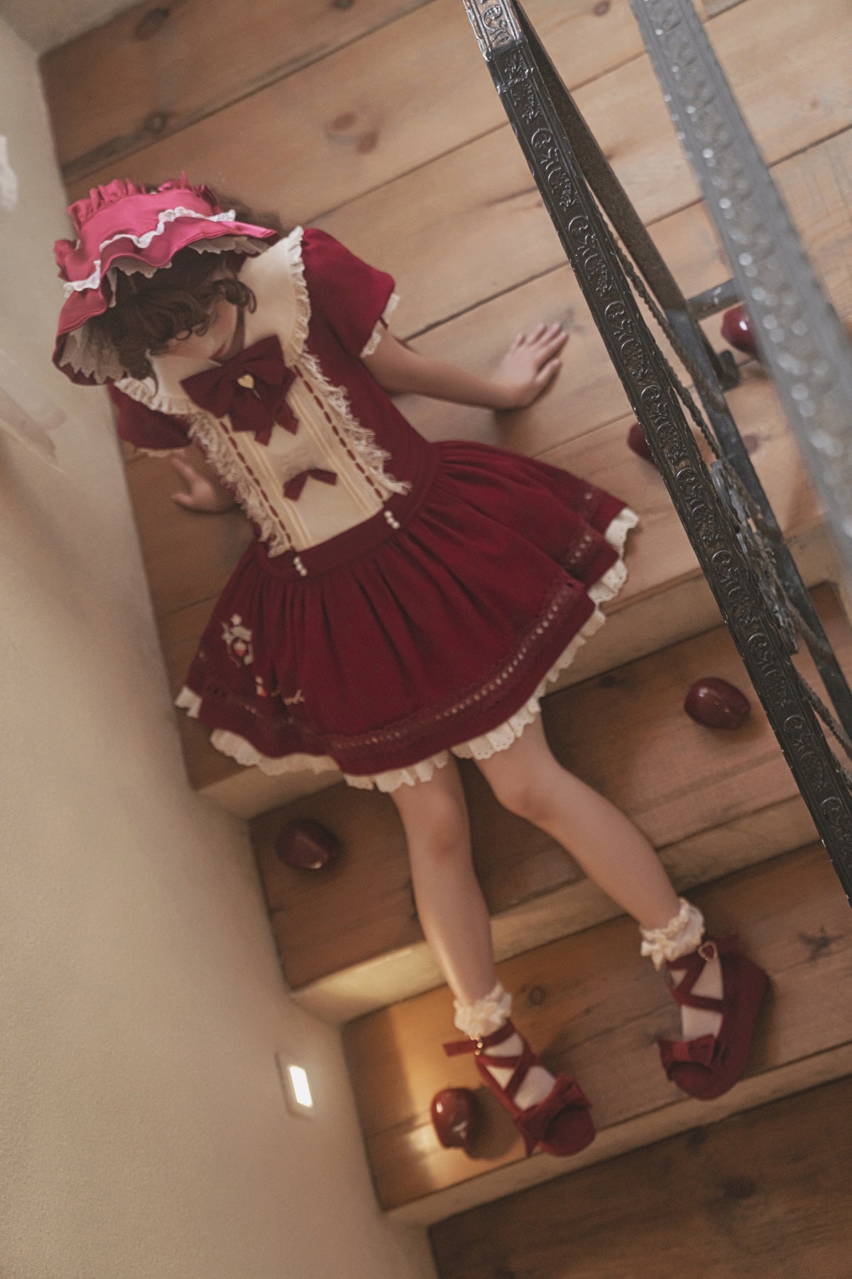 Strawberry Print Sweet Lolita Dress YOU0063