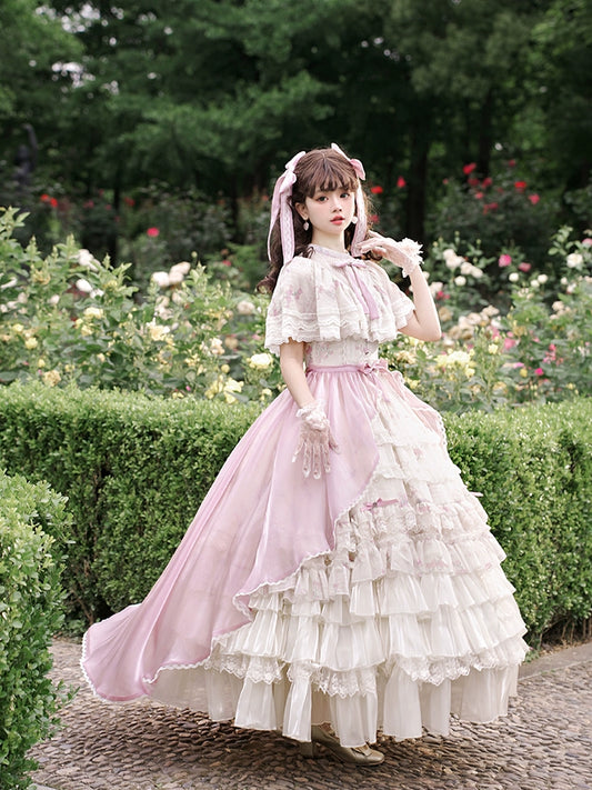 Edwardian Pink Lolita Dress WIT0047