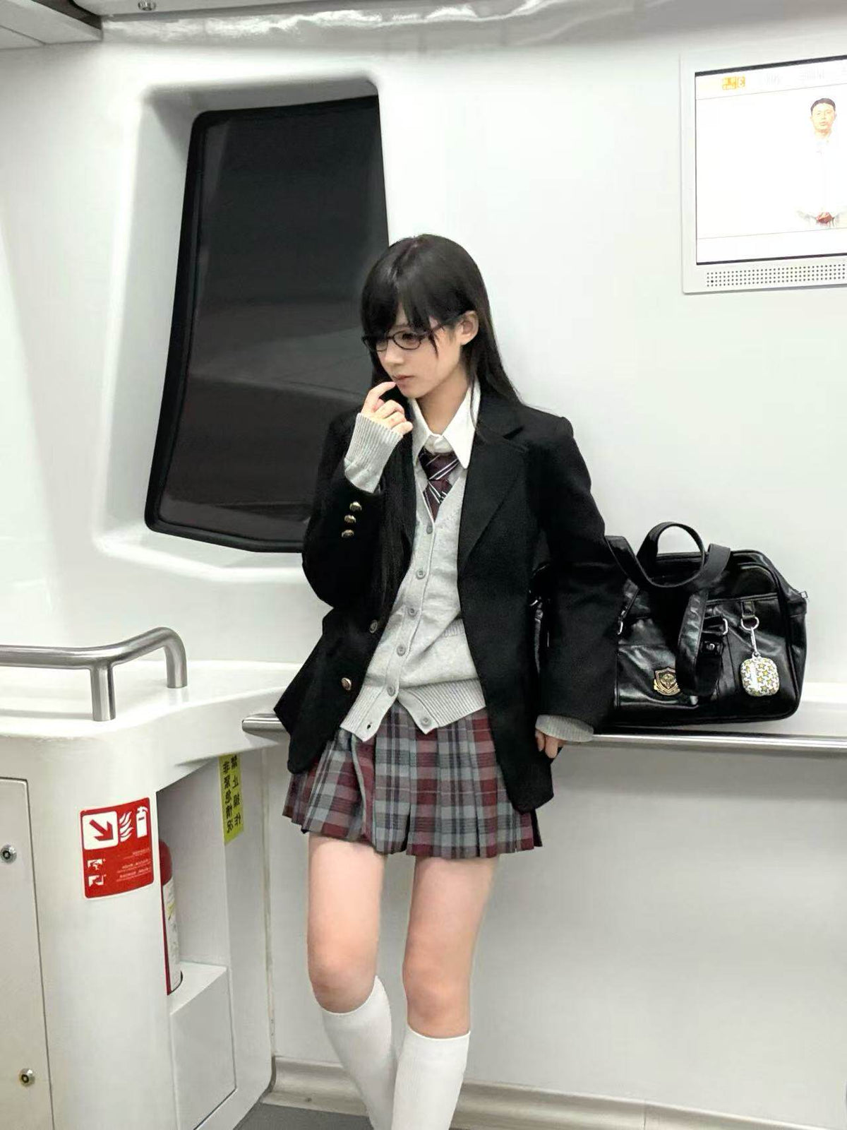 Fitted Single-Breasted Academy Style Blazer TEA0051
