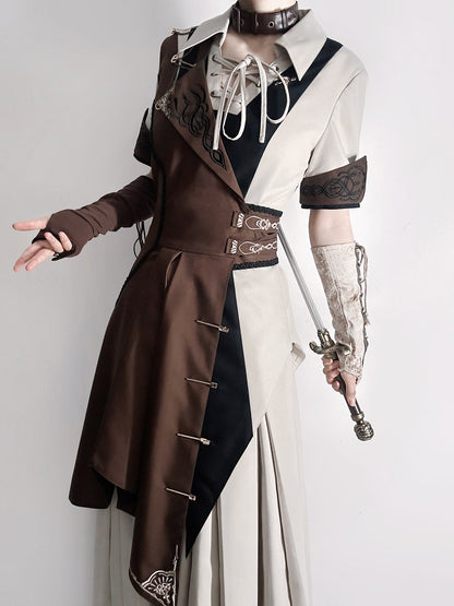 Vintage Medieval Voyage Explorer Jacket Set YOU0296
