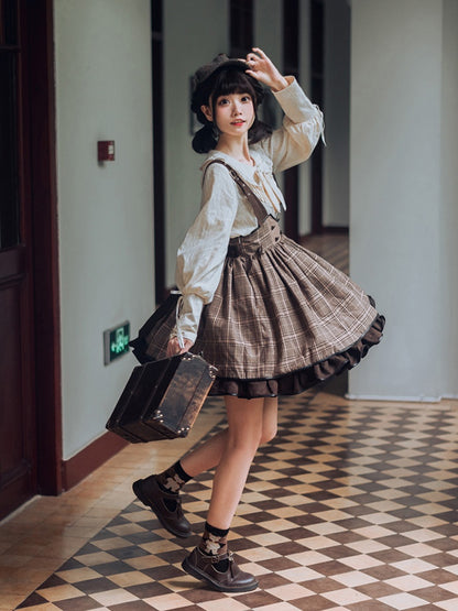 Retro Long Sleeve Lolita Shirt SWE0013