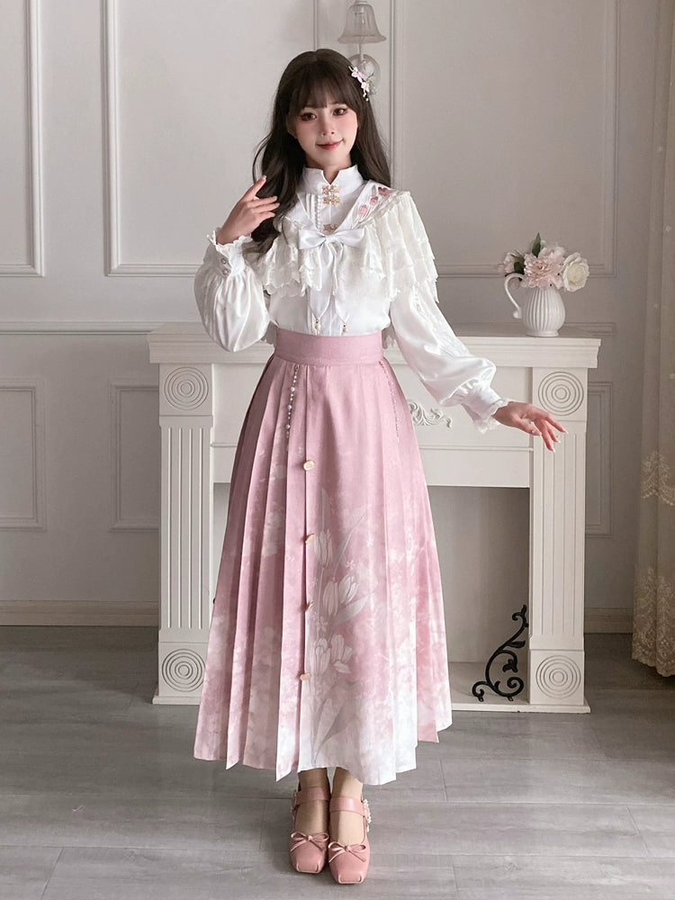 Elegant Sweet Pink China Dress YOU0017