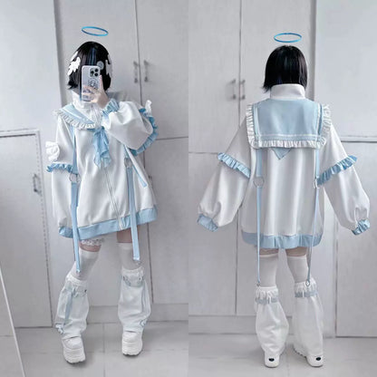 Sailor Style Light Blue Subculture Jersey BUG0001