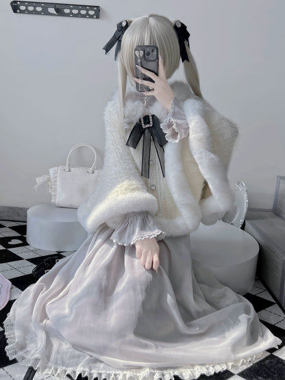 Fluffy Fur Winter Cape KAN0002