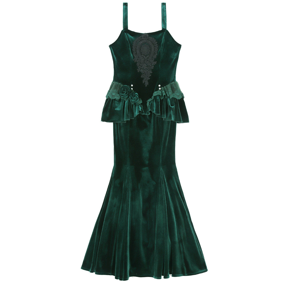 Dark Forest Gothic Lolita Mermaid Dress YOU0244