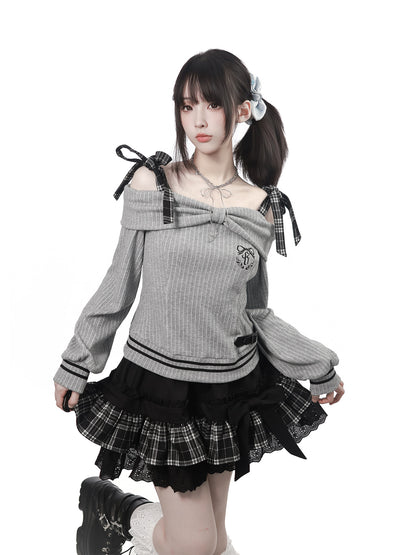 Hooded Cape With Off Shoulder Top PIN0032