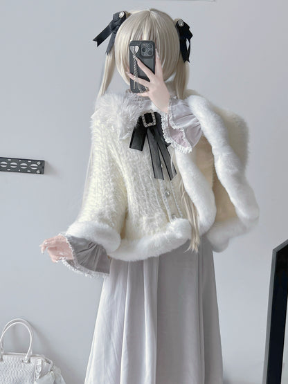 Fluffy Fur Winter Cape KAN0002