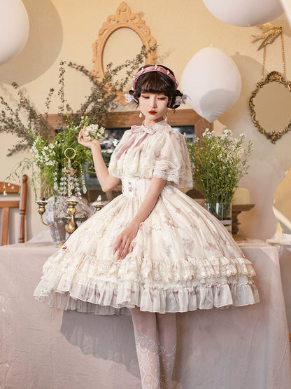 Edwardian Pink Lolita Dress WIT0047