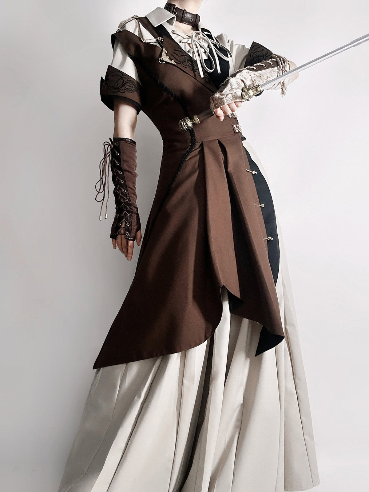 Vintage Medieval Voyage Explorer Jacket Set YOU0296