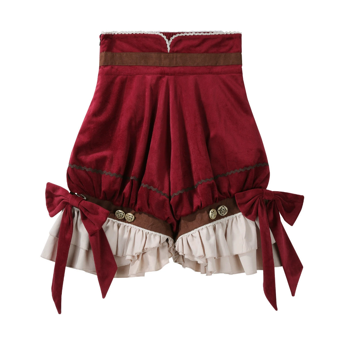 Red Velvet Prince Shirt And Shorts Set YOU0323