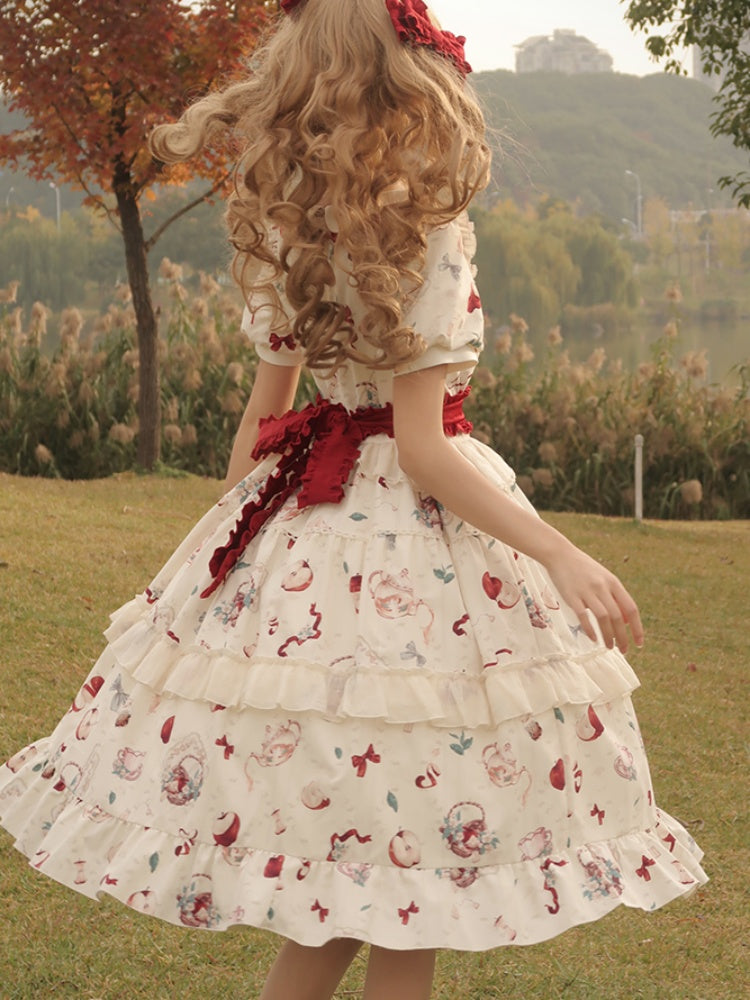 Pastoral Lolita Dress With Collar URT0003