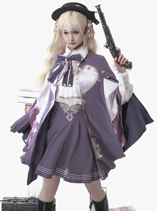 Carnival Lolita Cape Blouse And Skirt Set YOU0255