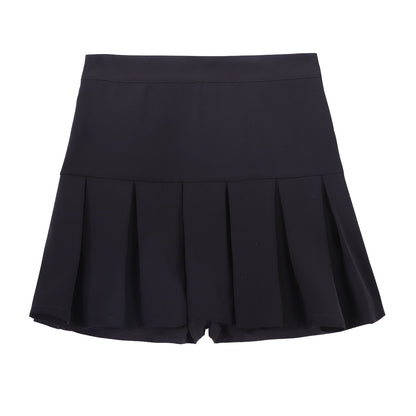 Black White Gothic Lolita Blouse Skirt Set YOU0290