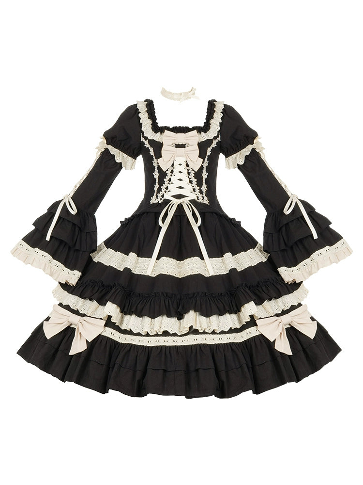 White Ribbon Lolita Dress WIT0024