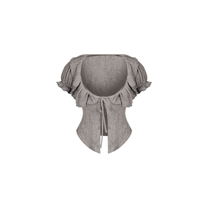 Black Lace Camisole Cardigan And Pleated Skirt Set SER0137