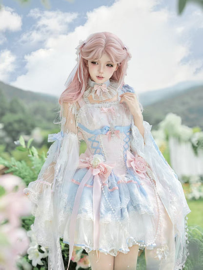 Rose Lace Ribbon Fairy Lolita Set ONE0025