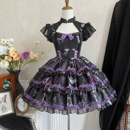 Sweet Big Ribbon Tierd Lolita Dress YOU0088