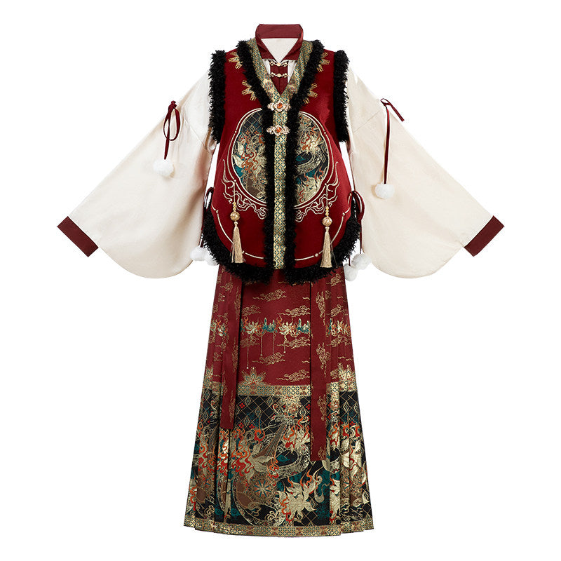 Chinese New Year Brocade Three-Piece Set YOU0284