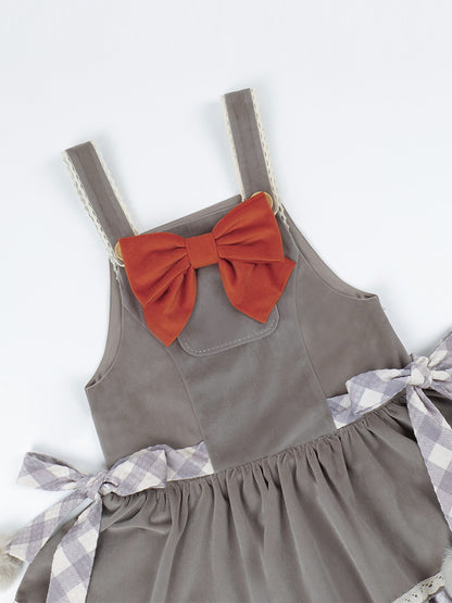 Gray Bear Lovely Mini Dress WIT0190