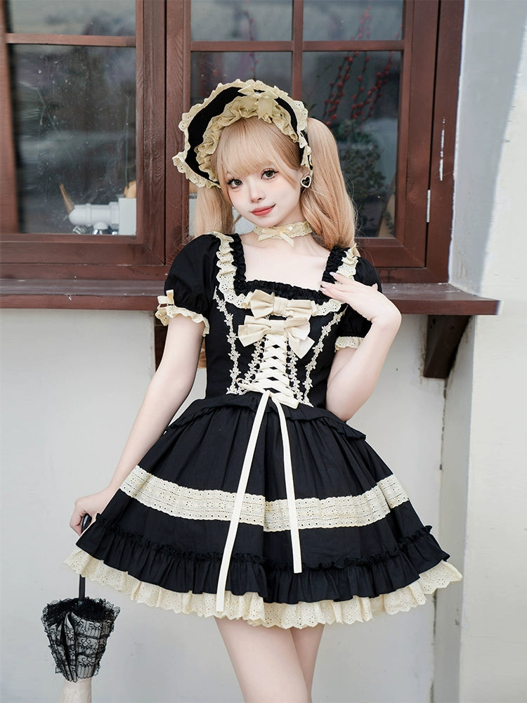 White Ribbon Lolita Dress WIT0024